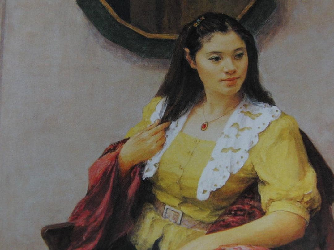 湯山俊久、【爽秋】、希少な額装用画集より、新品額装付