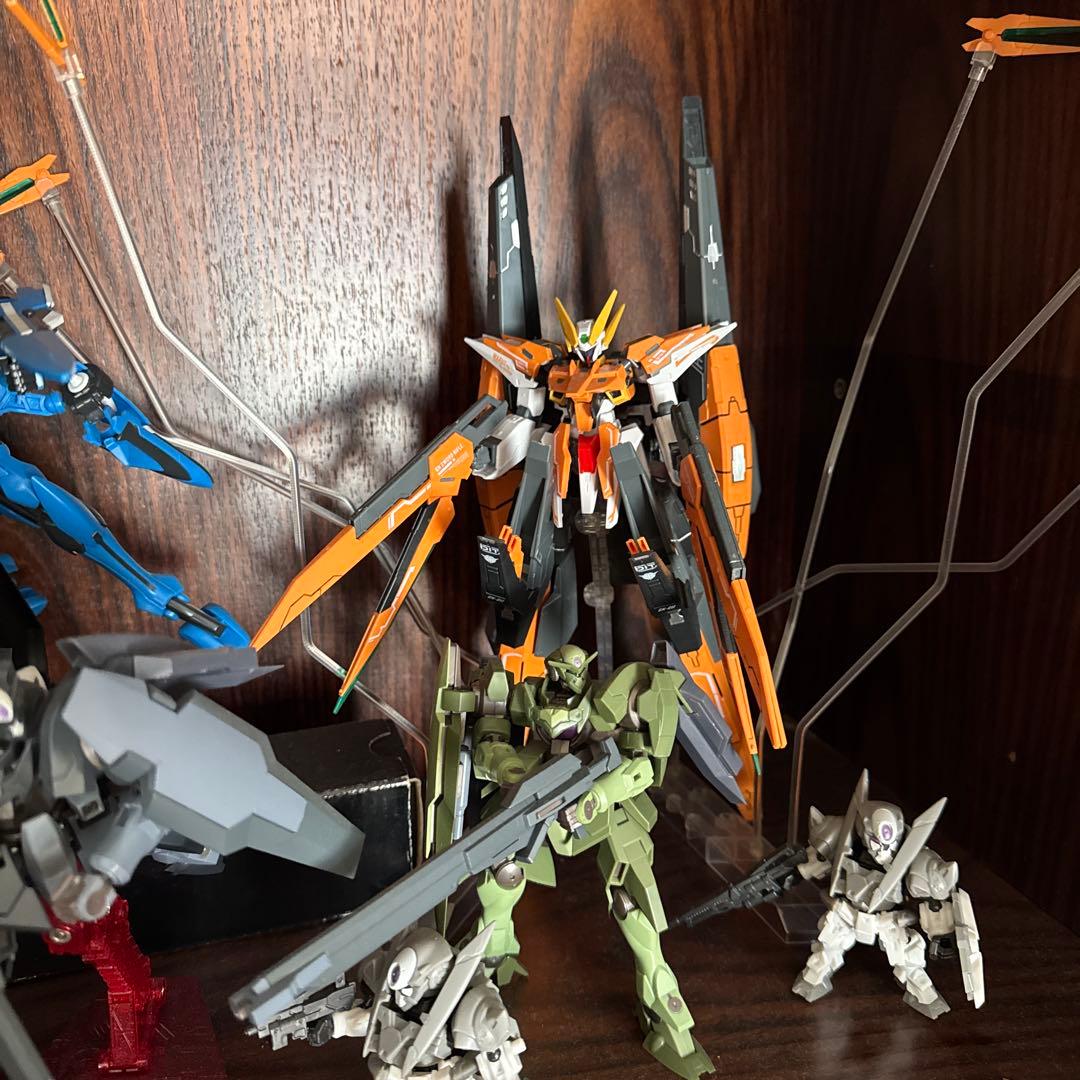 ガンダムダブルオー　ガンプラ　ロボット魂