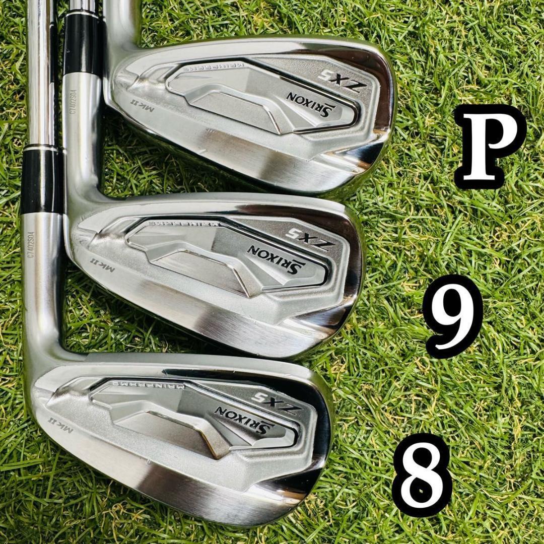 【良品】スリクソン ZX5 MkⅡ メンズアイアンセット 6本 スチール X