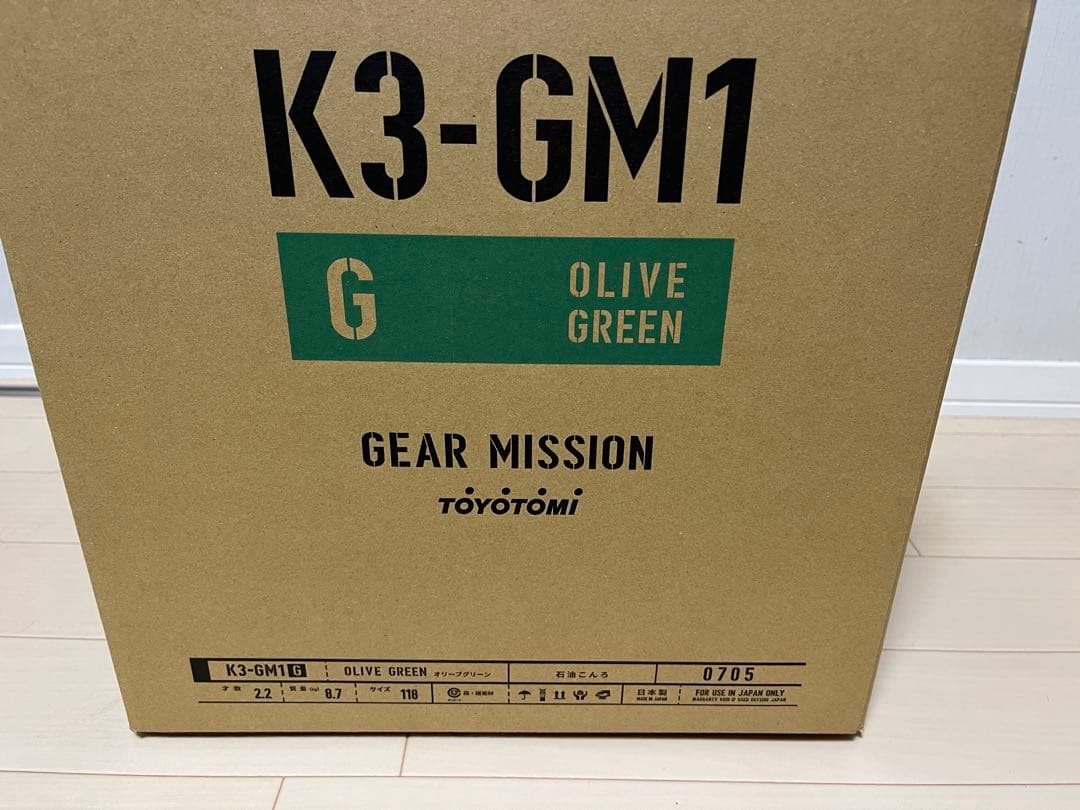 トヨトミ　ストーブ　ギアミッション　K3-GM1 オリーブグリーン