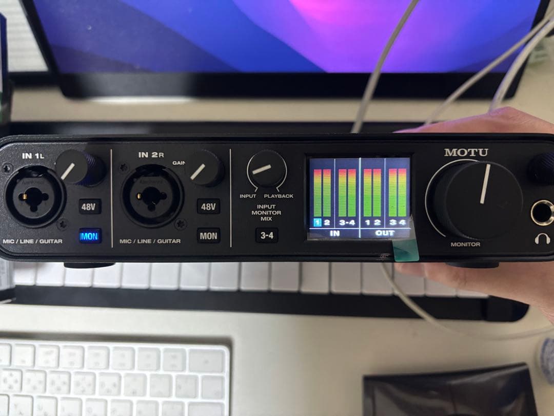MOTU M4 4-in/4-out USBオーディオインターフェイス