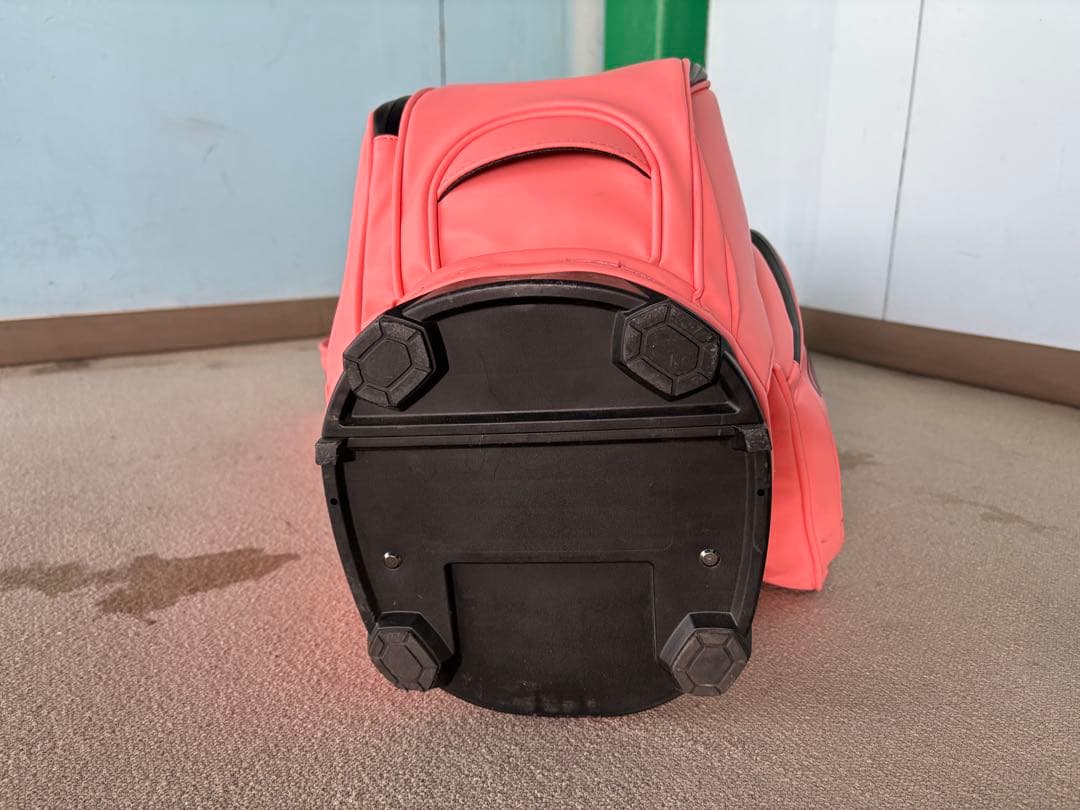 babu-uuuumonzee モンジーキャディバッグ　サーモンピンク