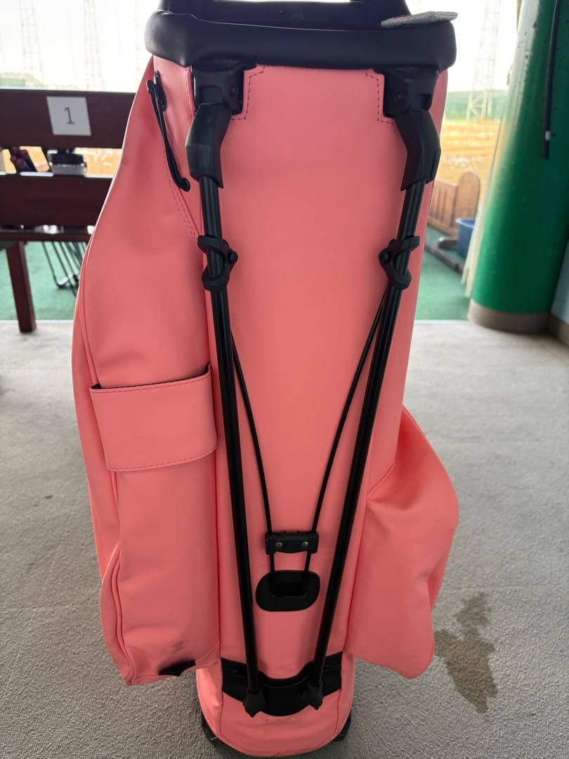 babu-uuuumonzee モンジーキャディバッグ　サーモンピンク