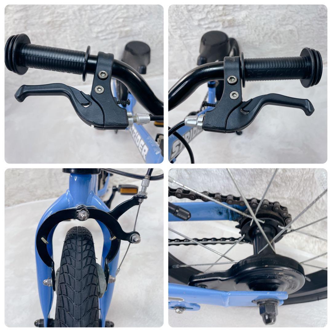 ✨美品✨ストライダー 14x　ブルー　 キックスタンド装備 変身バイク