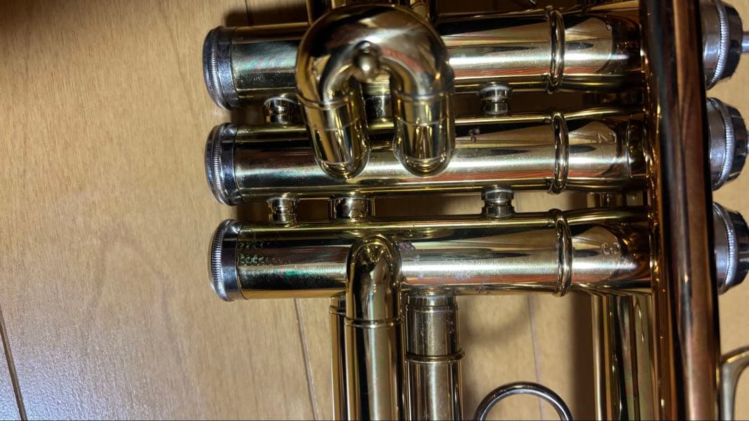 トランペット ケース付き 金 ゴールド
