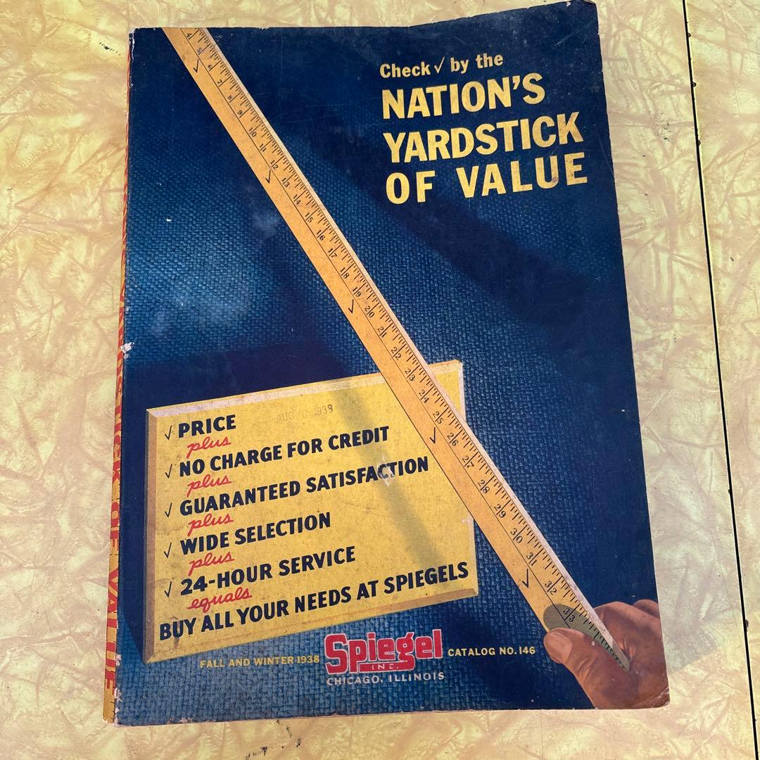 USA VINTAGE 1938年 Spiegelスピーゲルカタログ500ページ