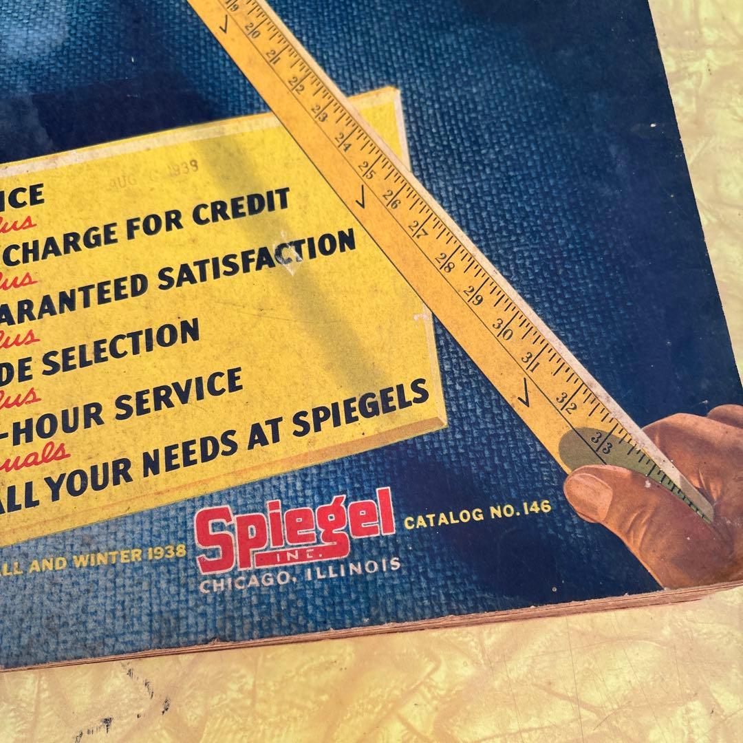 USA VINTAGE 1938年 Spiegelスピーゲルカタログ500ページ
