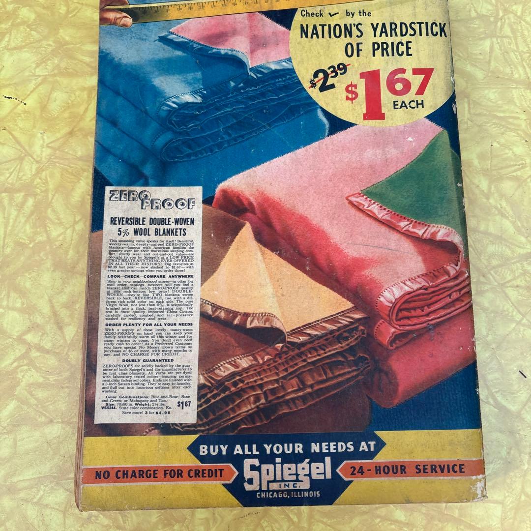 USA VINTAGE 1938年 Spiegelスピーゲルカタログ500ページ