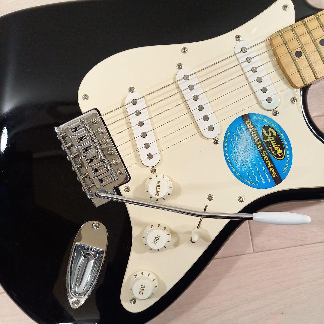 程度良好◎SQUIER by FENDER ストラトキャスター ブラック 黒