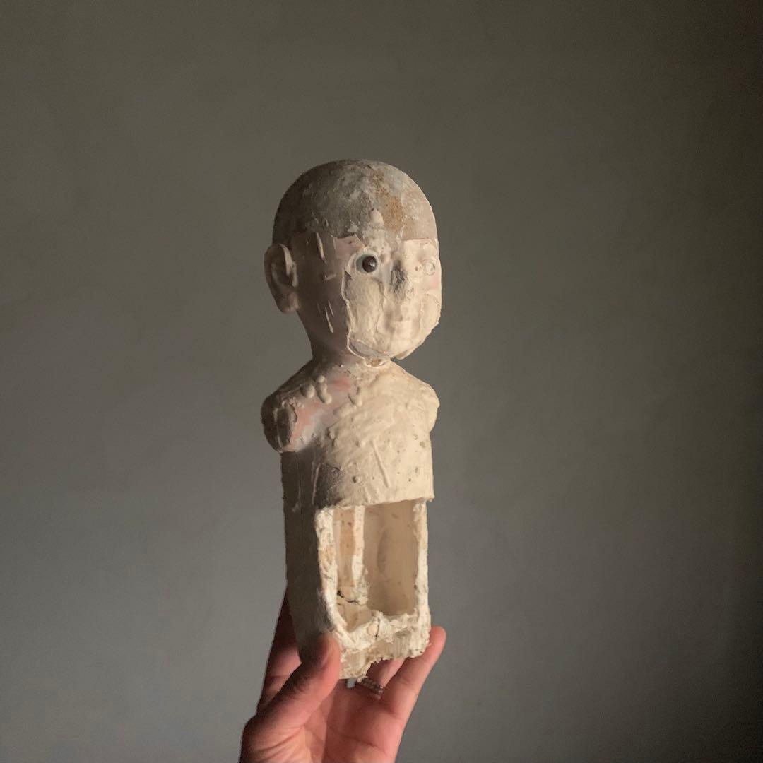 古い 人形 ヒトガタ 制作途中？ 古道具 アンティーク オブジェ