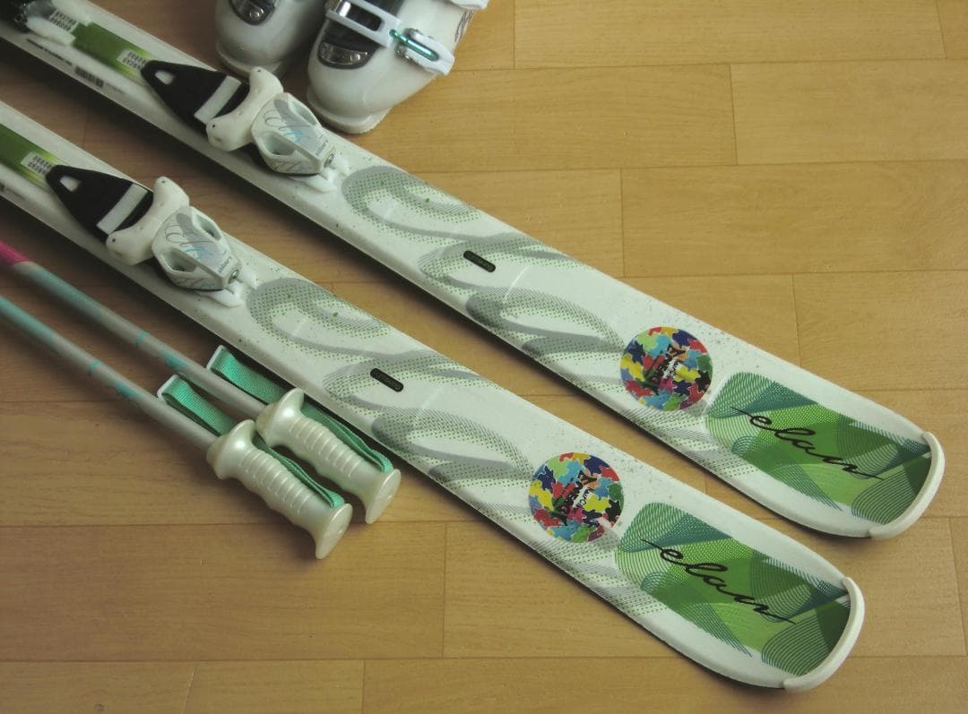 ■■送料無料■ELAN＋Hart■女性用スキーセット■板152靴25■メンテ付■