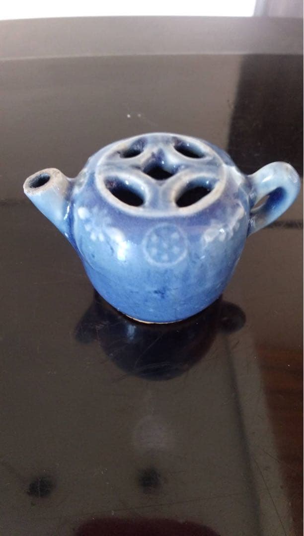 李朝　水滴　朝鮮美術　瑠璃釉　韓国美術　文房四宝　明器
