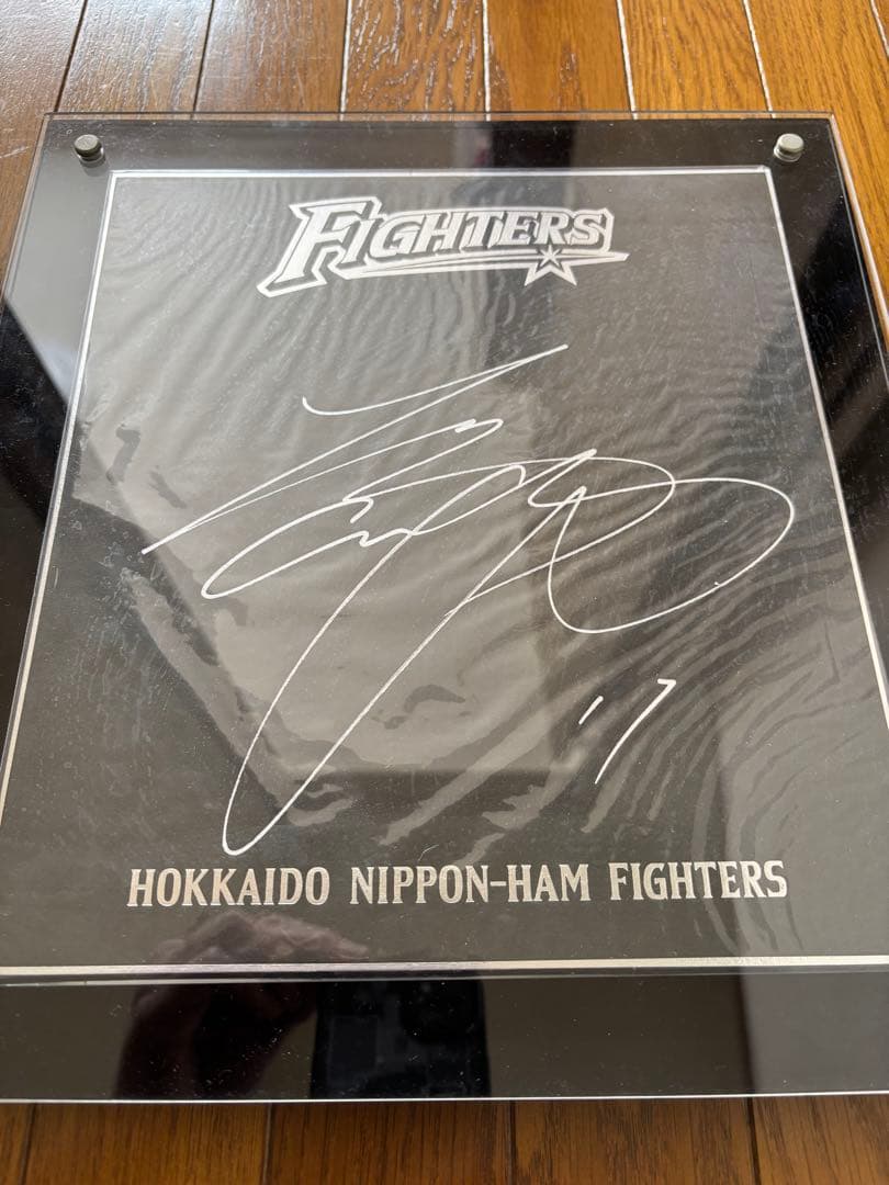 本物　大谷翔平選手　直筆サイン色紙　日本ハム　アクリル額縁入り