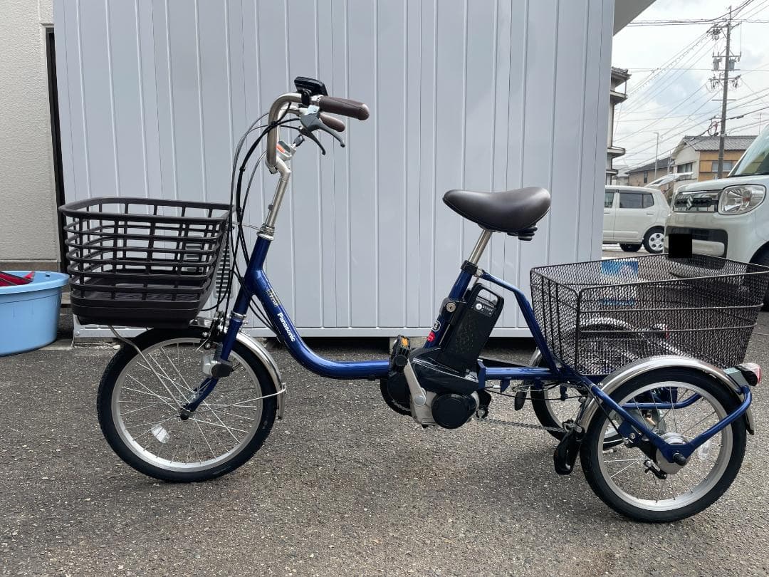 電動アシスト三輪車　ビビライフ BE-FU831-V [Pファインブルー]