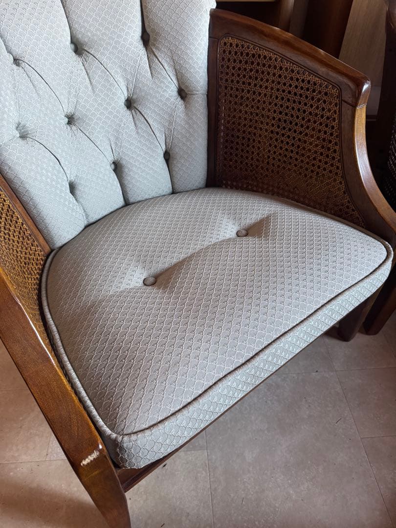 三越家具 アームチェア 1P 2脚在庫あり