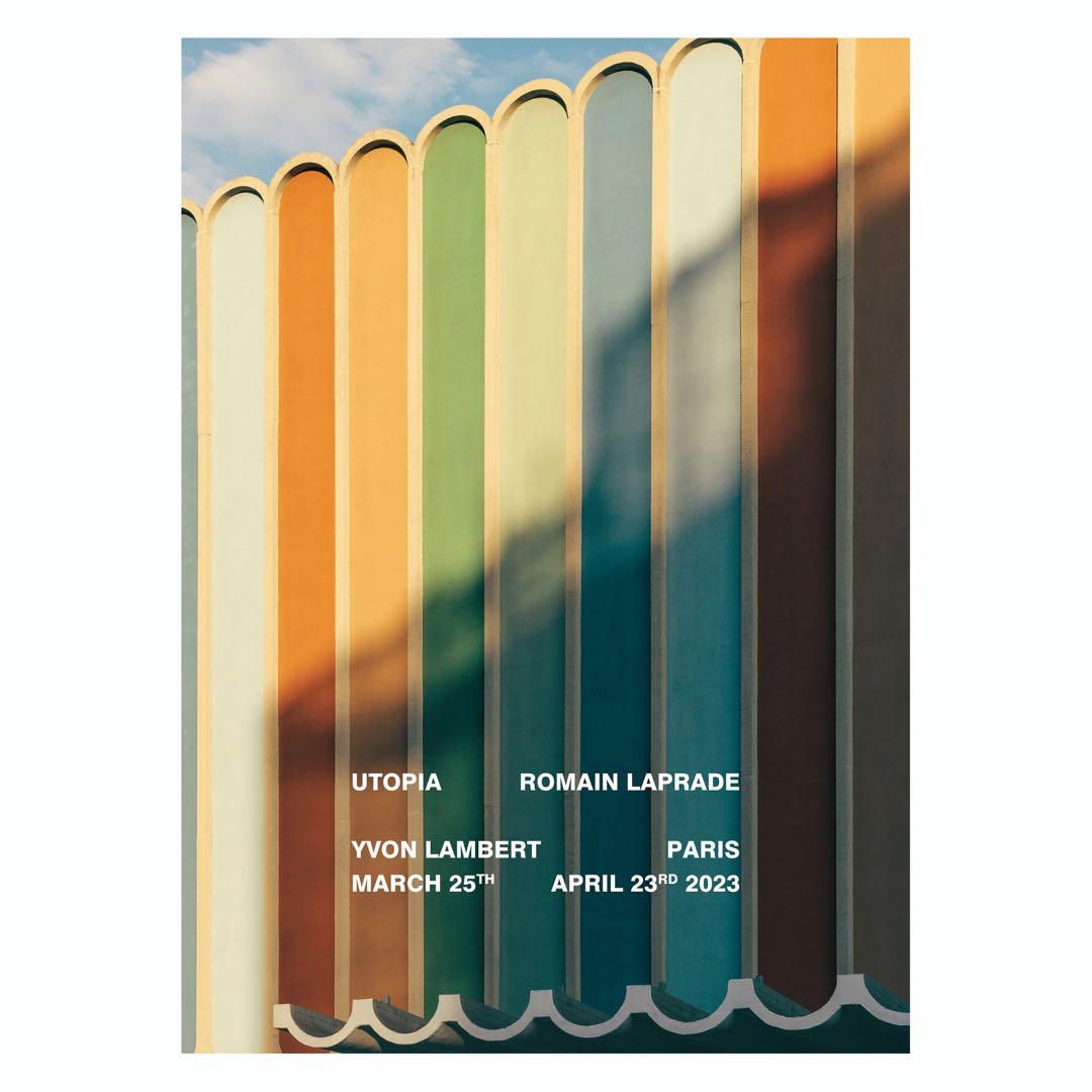 日本未入荷 Romain Laprade 希少なParis展覧会ポスター