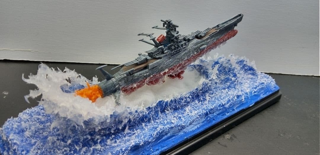 バンダイ.メカコレシリーズ.宇宙戦艦ヤマト2202ジオラマ完成品