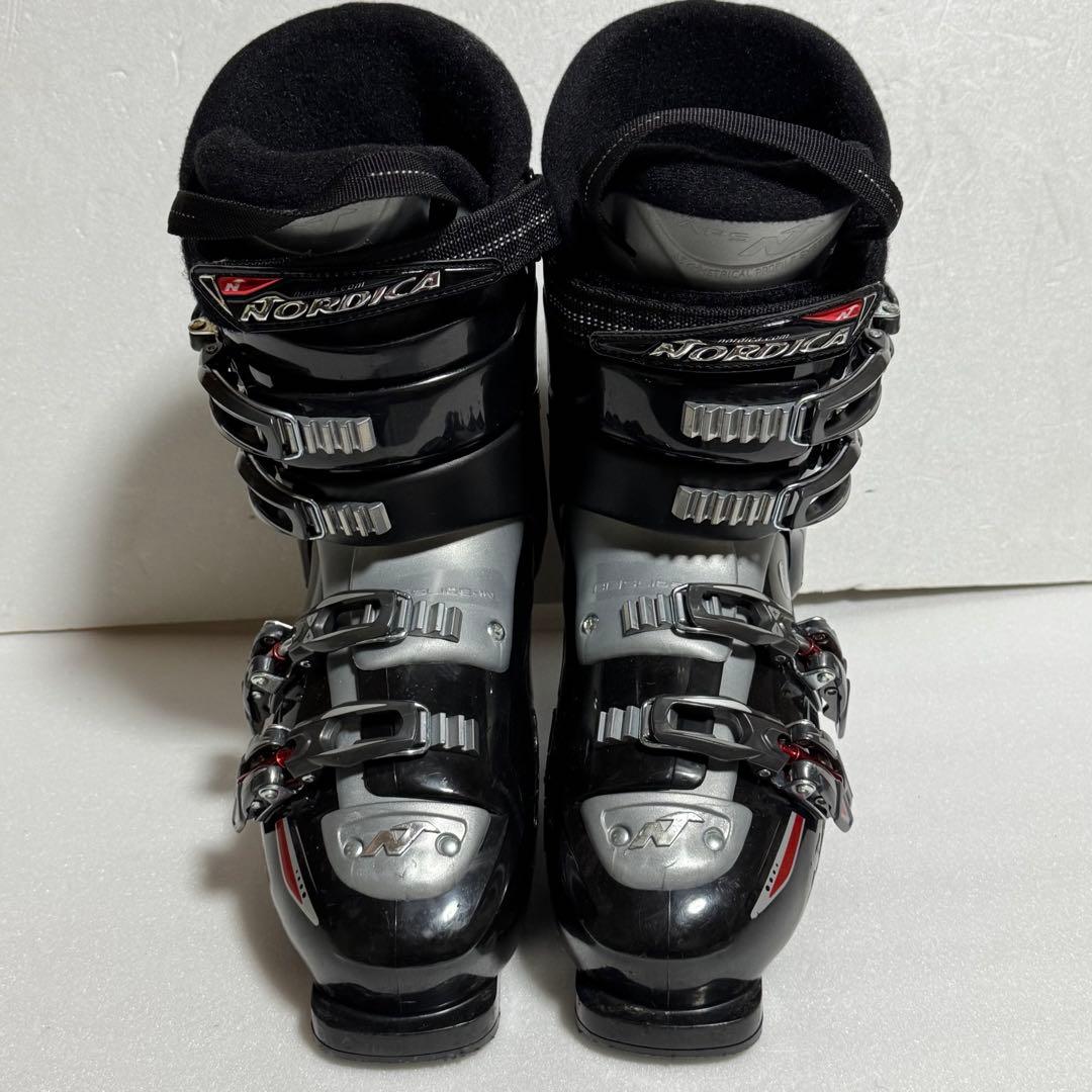 26cm-26.5cmNordica 男性用スキーブーツ 黒 初心者　格安特価
