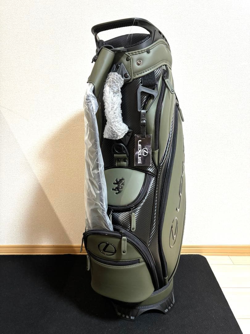 Lexus × Admiralゴルフバッグ オリーブグリーン　新品