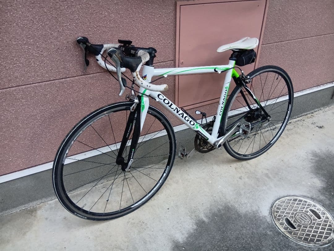 COLNAGO カーボンロードバイク ホワイト/グリーン