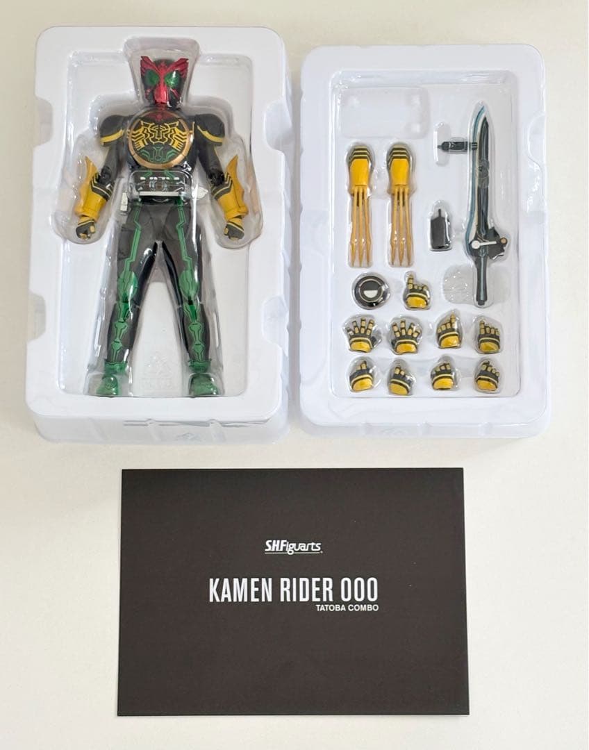 【美品】S.H.フィギュアーツ 真骨彫 仮面ライダーオーズ タトバコンボ