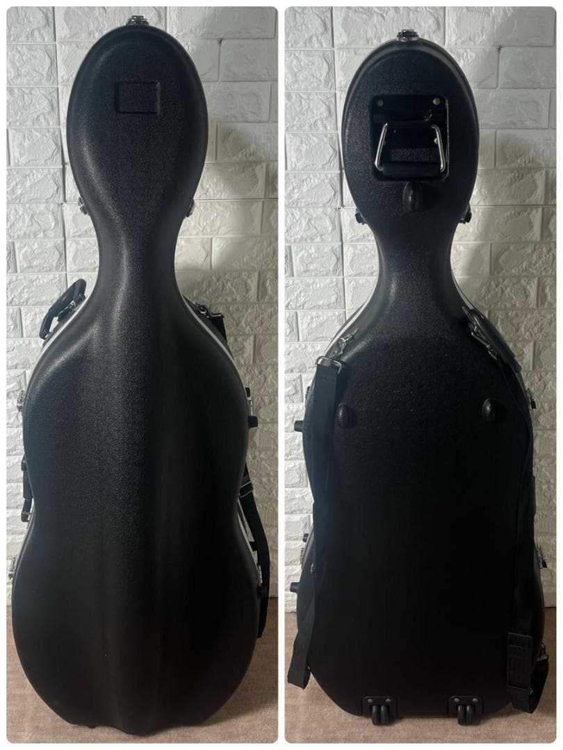 チェロ ハードケース キャスター付き ブラック 弦楽器 楽器 保護 運搬用 人気