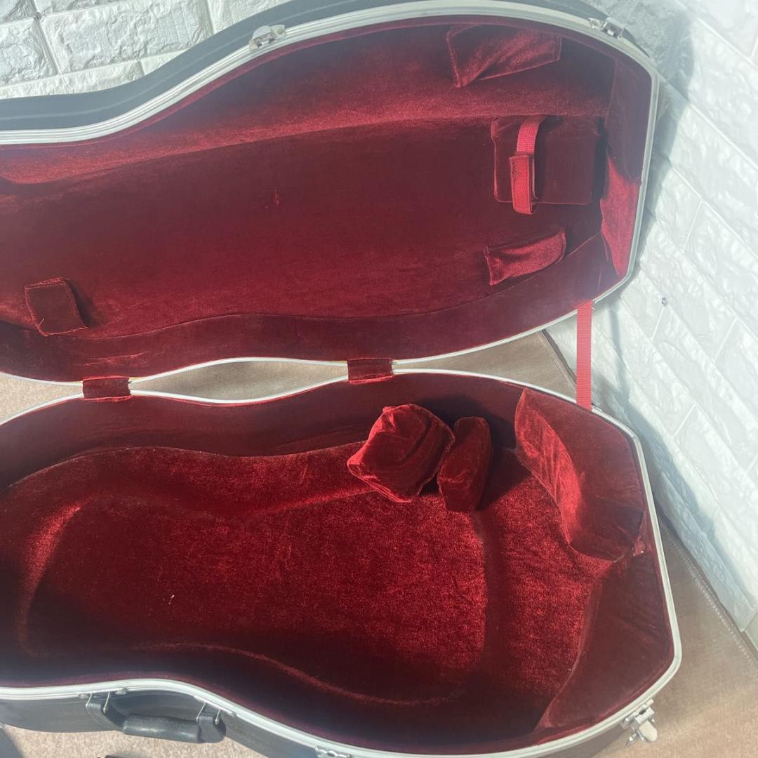 チェロ ハードケース キャスター付き ブラック 弦楽器 楽器 保護 運搬用 人気