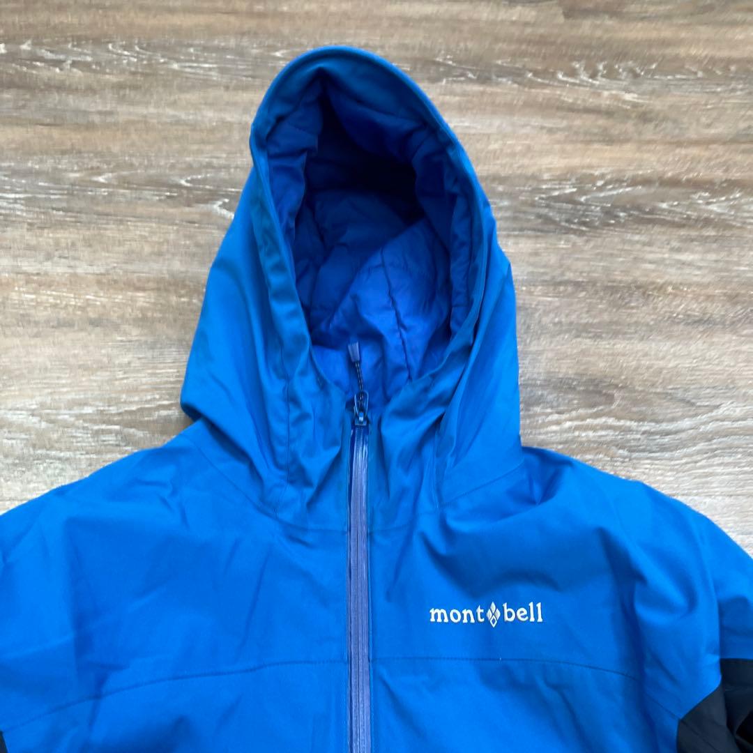 パウダーステップパーカ　140 ブルー　モンベル男の子　女の子