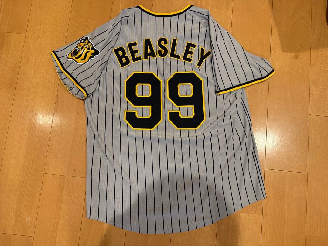 阪神タイガース ビーズリー選手ビジターレプリカユニフォーム(L)
