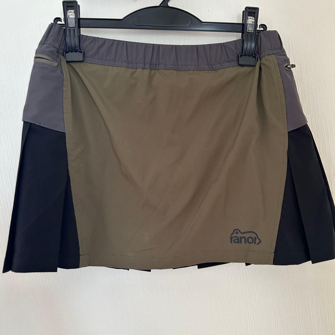 RANOR ラナー　ランスカ　インナースパッツ付きスカート　プリーツ　M