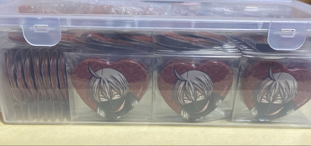 【皇后崎迅】桃源暗鬼 キャラウムカフェ メディコス ハート 缶バッジ ※確認求