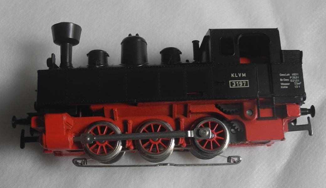 メルクリン HOゲージ 蒸気機関車 KLVM BR 3197 ドイツ製 完動品