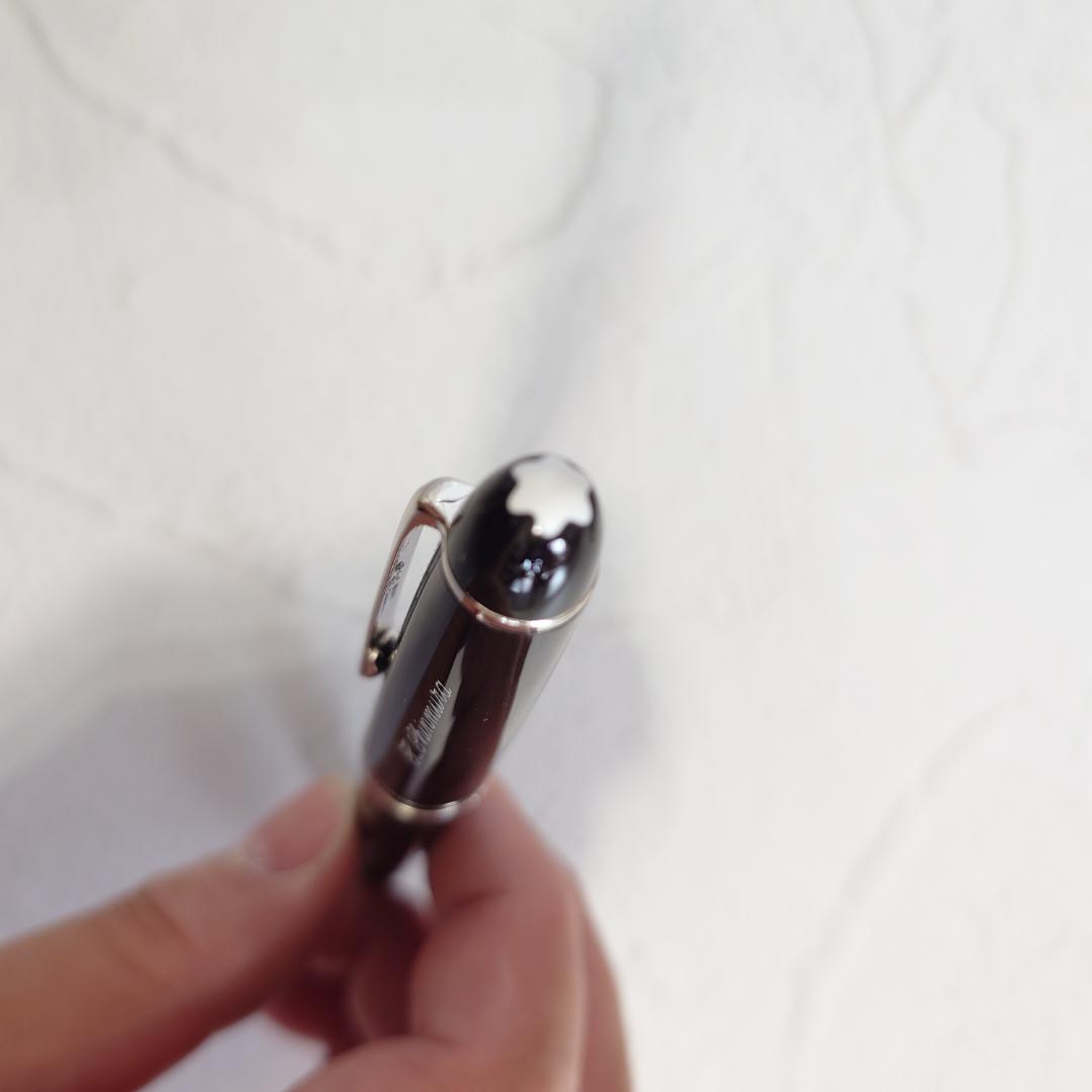 美品 モンブラン マイスターシュテュックプラチナコーティング ル・グラン万年筆