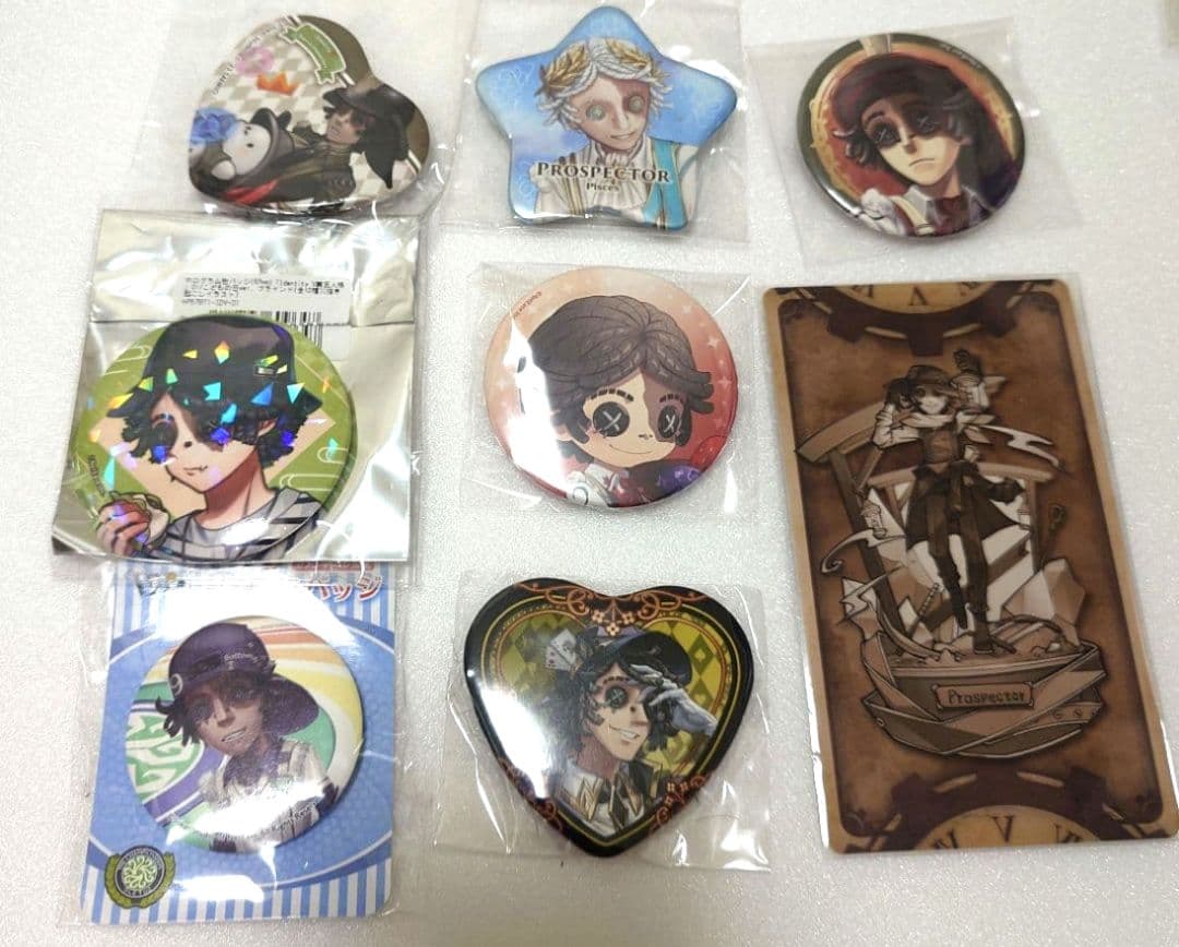 第五人格 探鉱者 サンリオ タワレコ スイパラ 缶バッジ バトラーズカフェ 星座