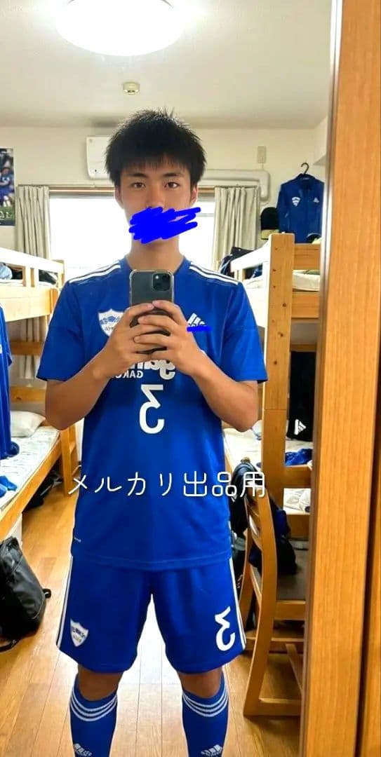青山学院大学サッカー部　ユニフォーム　M ジャージ　セット販売　ブルー