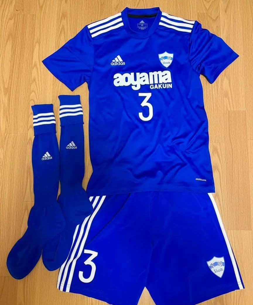 青山学院大学サッカー部　ユニフォーム　M ジャージ　セット販売　ブルー