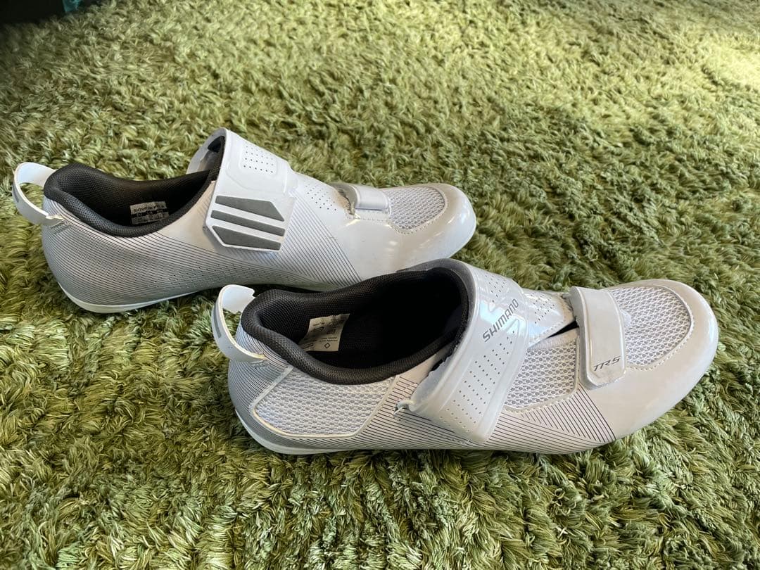 シマノTR5 SH-TR501ホワイト シューズ サイズ44 27.8cm