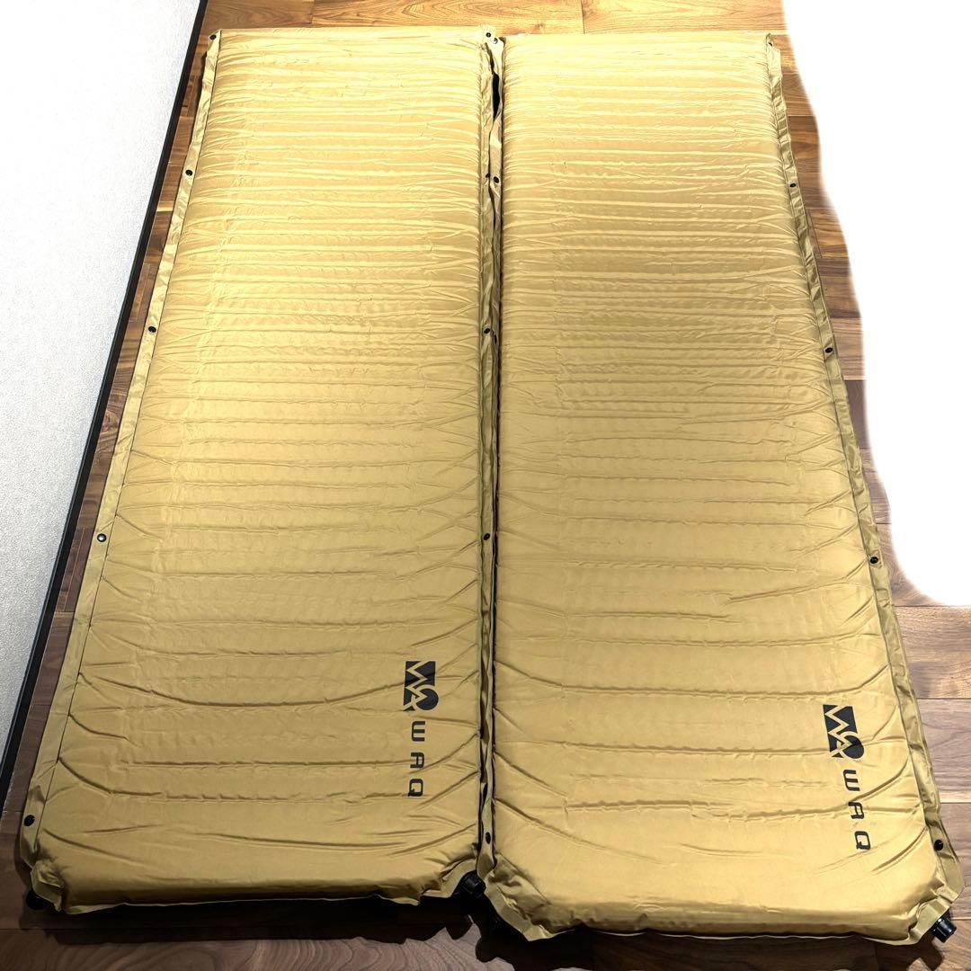 WAQ スリーピングマット 8cm 2枚セット コヨーテ