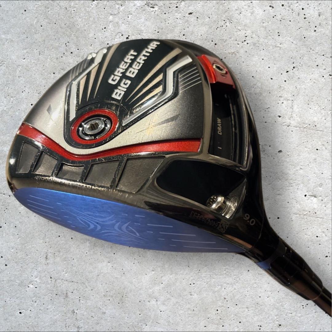 【レフティ】キャロウェイ　 GREAT BIG BERTHA ドライバー　9°