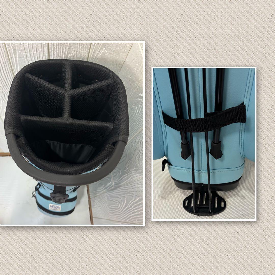 ★BLUE TEE GOLF★スタンド付きキャディバッグ★