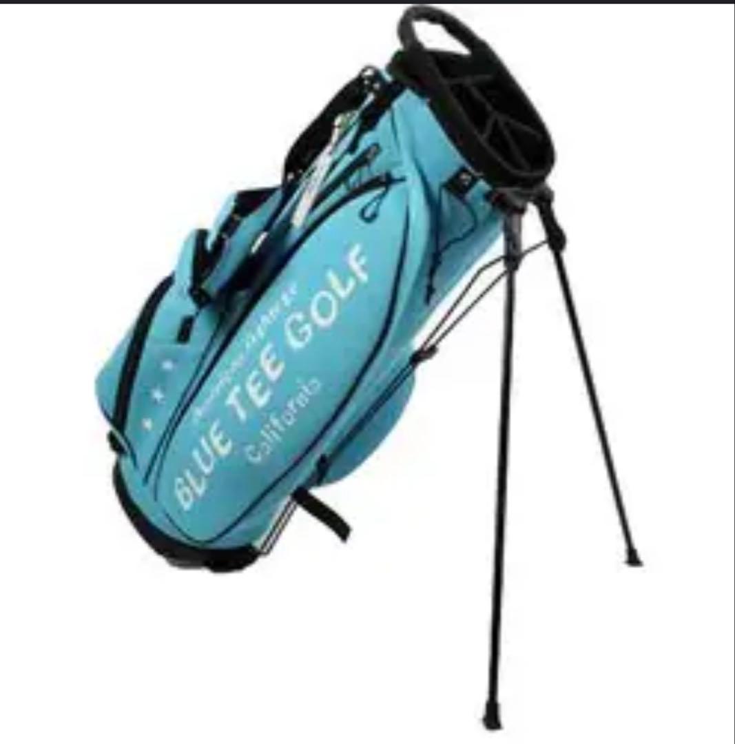 ★BLUE TEE GOLF★スタンド付きキャディバッグ★