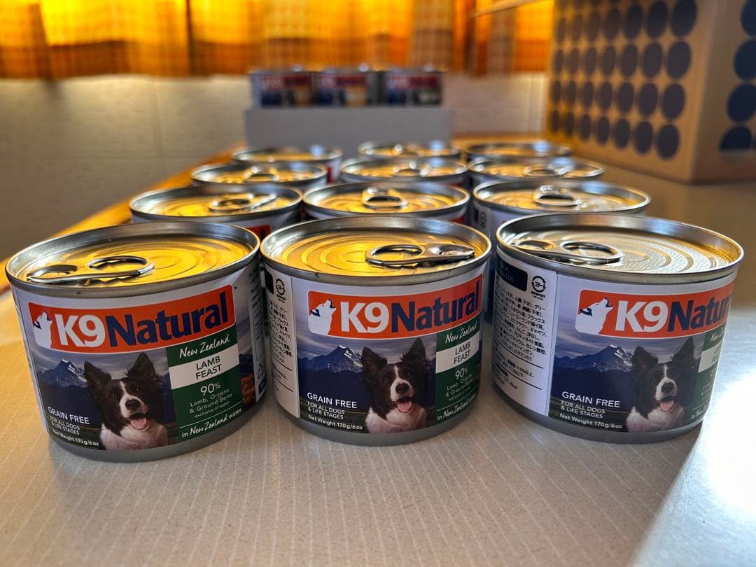 K9 Natural 犬用チキンとラムの2種類セット合計24缶