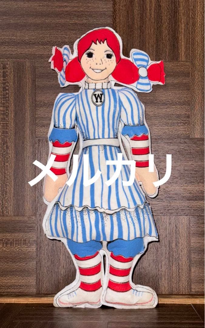 1970年代 初頭 アメリカ ウェンディーズ ぬいぐるみ アドバタイジング レア