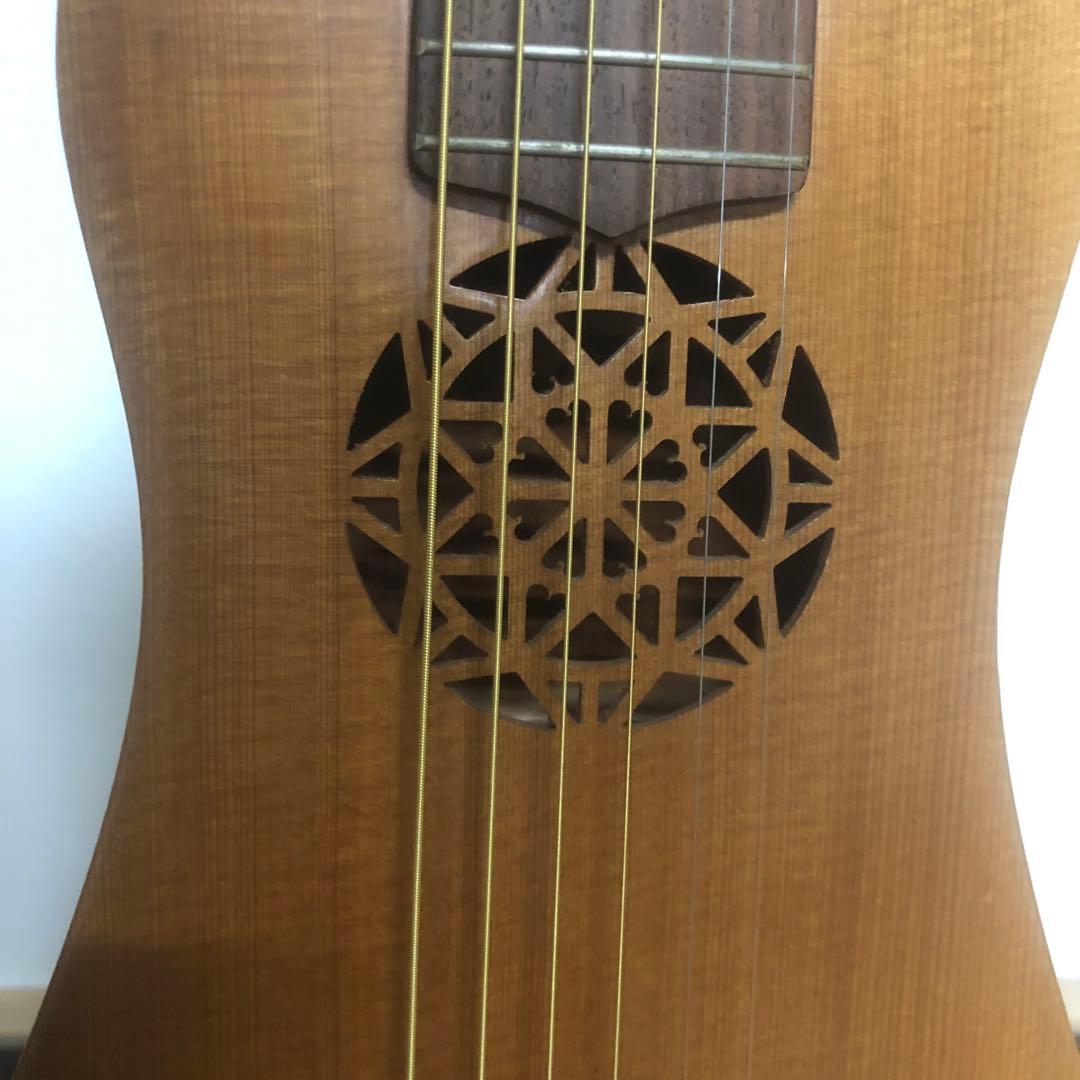 廃盤希少✨　黒沢楽器 Gigpacker ギグパッカー トラベルギター　彫刻