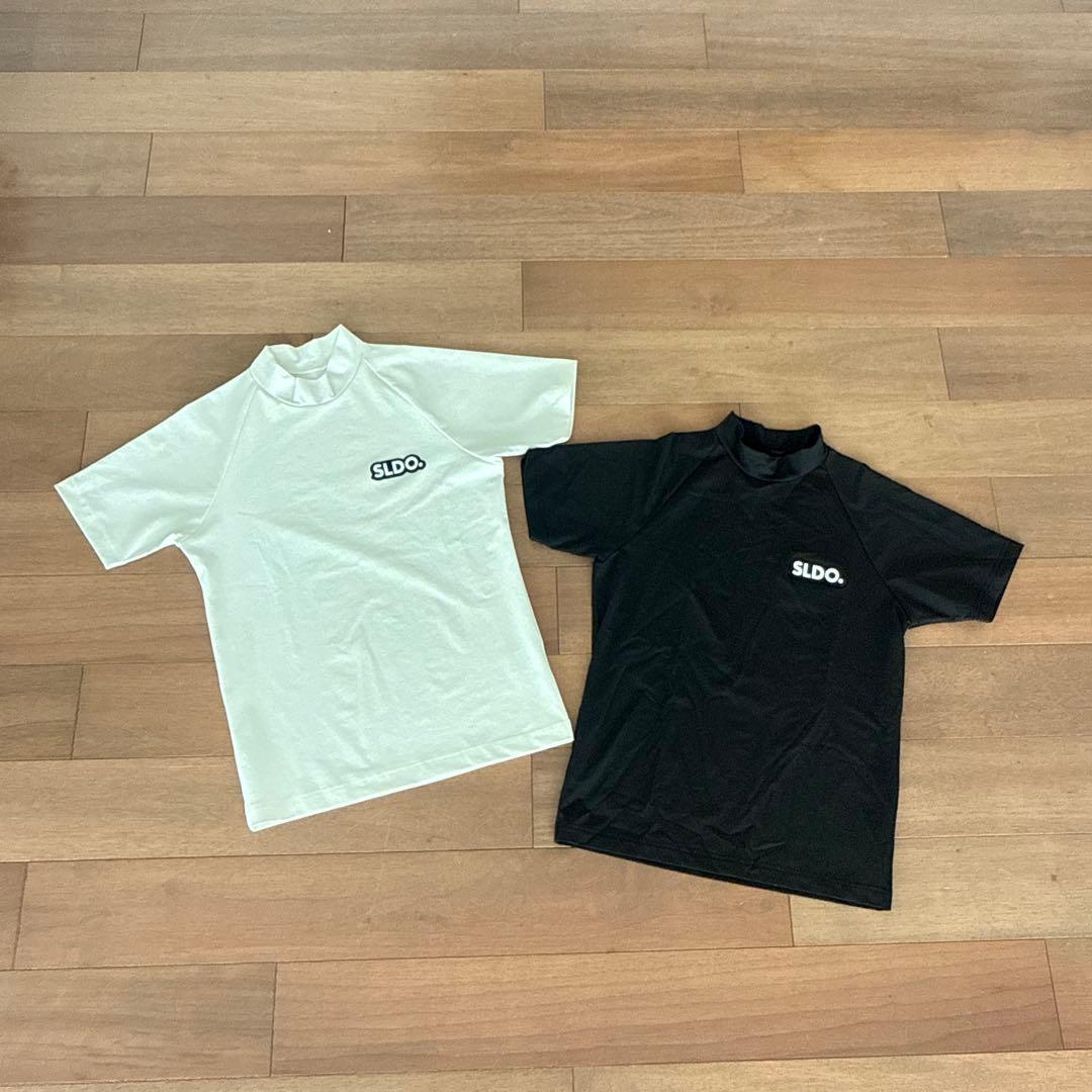 SLDO. モックネックカットソー 2色セット　白　黒
