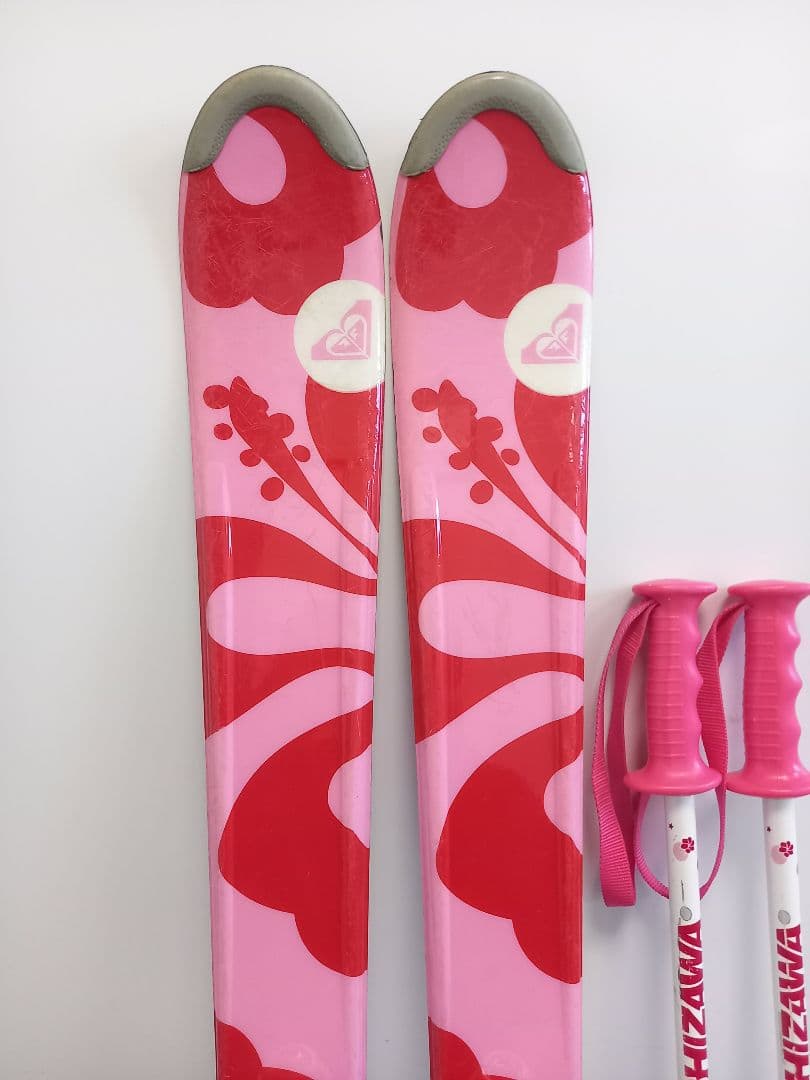 ROXY ジュニアスキーセット 板120cm ブーツ白19～20cm.黒21cm