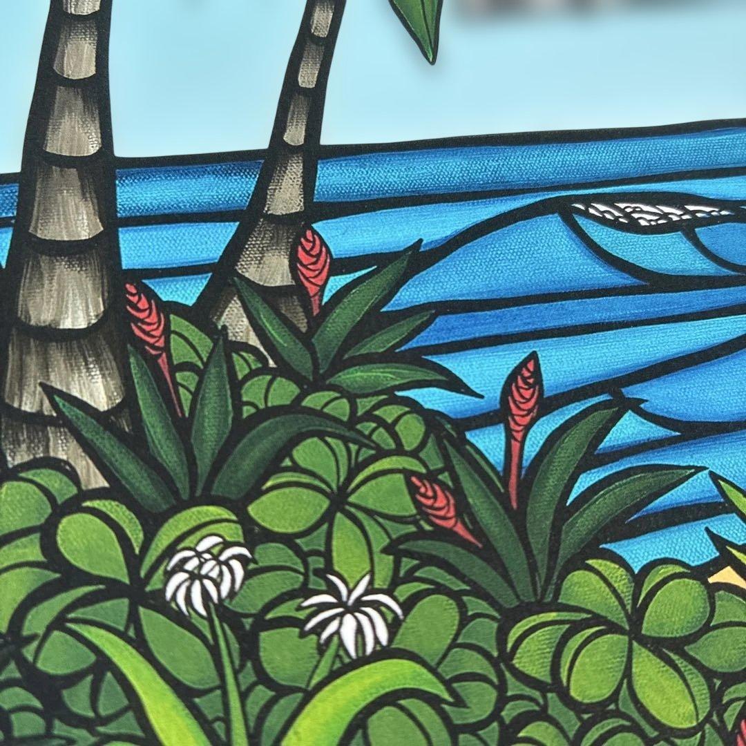 ヘザー ブラウン 『 Anuenue（虹） 』約 279ｍｍ × 355ｍｍ