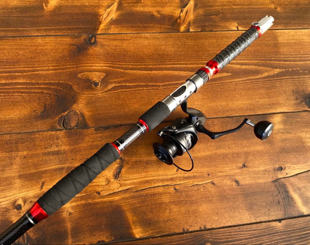 新品　釣り竿セット　ジギングロッド　船釣り　3ピースパックロッド　スロージギング