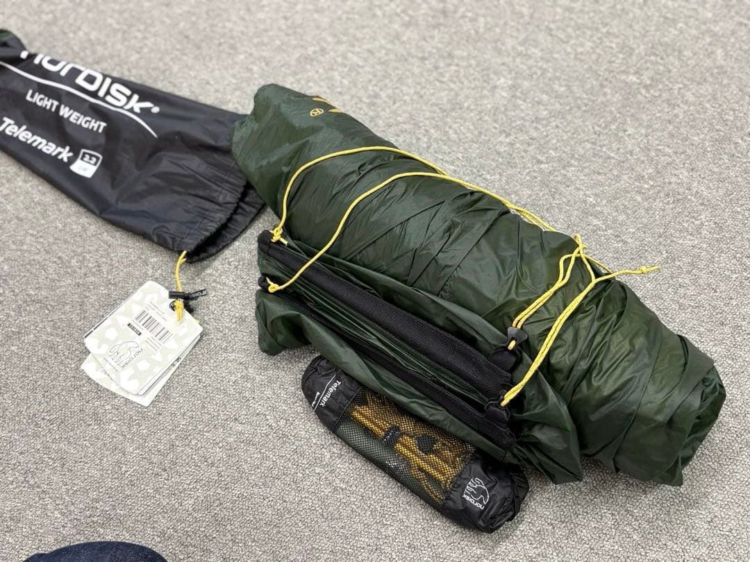 開封済み未使用 NORDISK Telemark 2.2 LW テント グリーン