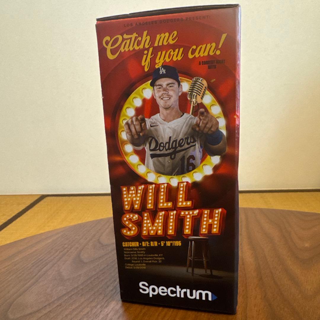 k*4様 祝ロサンゼルス・ドジャース優勝! ウィル・スミス ボブルヘッドフィギュ